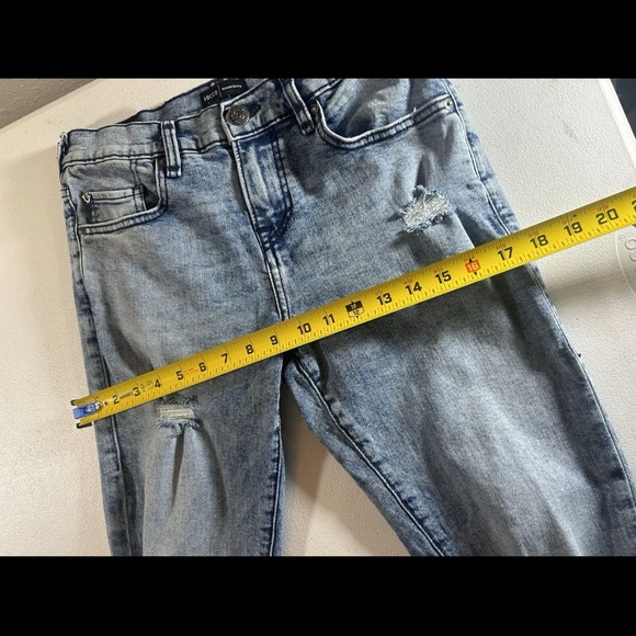 True Religion Men Size 28 Blue Jeans Billy Super T Skull Limited Edition - Picture 3 of 11